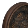 Ceas de perete Alban, metal, sticla, D.76 cm, 193107