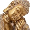 Statueta Buddha, polirasina, auriu, H.23 cm, 193313