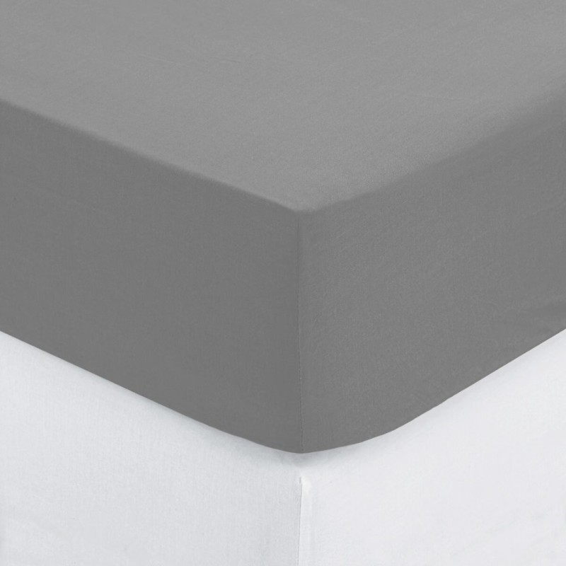 Husa saltea, bumbac, gri, 180x200 cm, 194359B