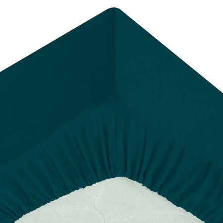 Husa saltea, bumbac, bleu, 180x200 cm, 194359Q