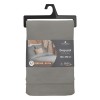 Cearceaf de pat, bumbac percale, gri, 180x290 cm, 194360B