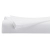 Cearceaf de pat, bumbac percale, alb, 180x290 cm, 194360Z