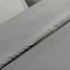 Cearceaf de pat, bumbac percale, gri, 240x290 cm, 194361B