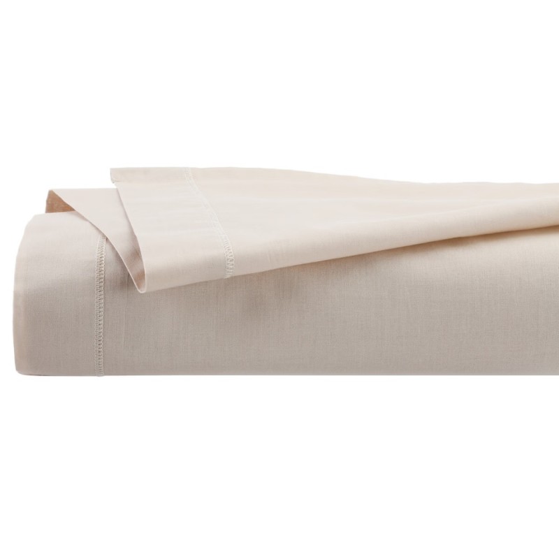 Cearceaf de pat, bumbac percale, bej, 240x290 cm, 194361D