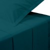 Cearceaf de pat, bumbac percale, bleu, 240x290 cm, 194361Q
