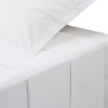 Cearceaf de pat, bumbac percale, alb, 240x290 cm, 194361Z