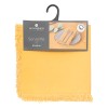 Set 2 servetele Maha, bumbac, galben mustar, 40x40 cm, 194372K