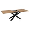 Masa dining extensibila Olaf, metal, lemn, L.180-220 cm, 194659