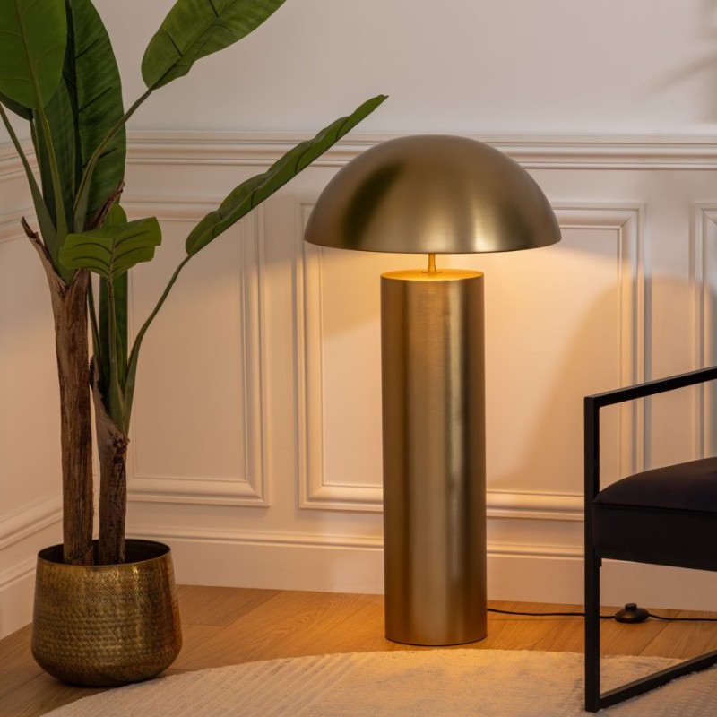 Lampadar Champi, metal, auriu, 1XE27, H.97 cm, 195317