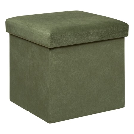 Taburet Lilou, MDF, poliester, khaki, pliabil, 38X38 cm, 197332D