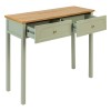 Consola verde Mohea, 2 sertare, L.100 cm, 197858A