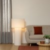 Lampadar Eira, metal, poliester, alb, 1XE27, H.115 cm, 200024