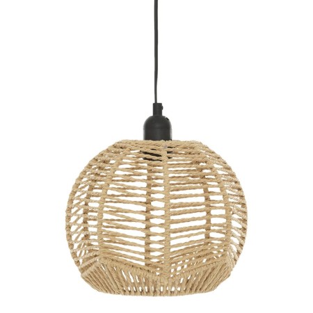Suspensie Caren, metal, sfoara, bej, 1XE27, D.24 cm, 200038