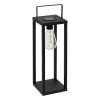 Lampa solara exterior Faby, metal, negru, H.36 cm, 200085