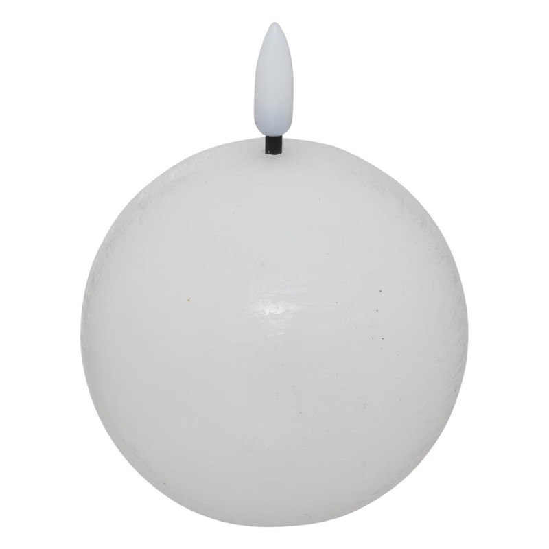 Lumanare LED Molia, ceara, alb, D.8 cm, 200668A