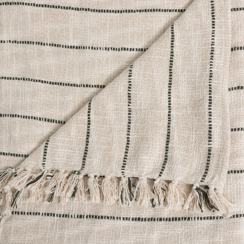 Cuvertura pat Luisa, bumbac, bej, 240x260 cm, 201924