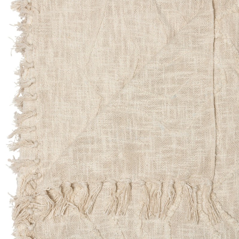 Cuvertura pat Daisy, bumbac, bej, 240x260 cm, 201943