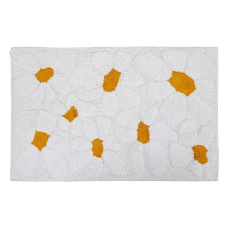 Covor Daisy, bumbac, alb, 60x90 cm, 202023