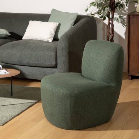 Fotoliu verde Leone, poliester, H.68 cm, 202214B