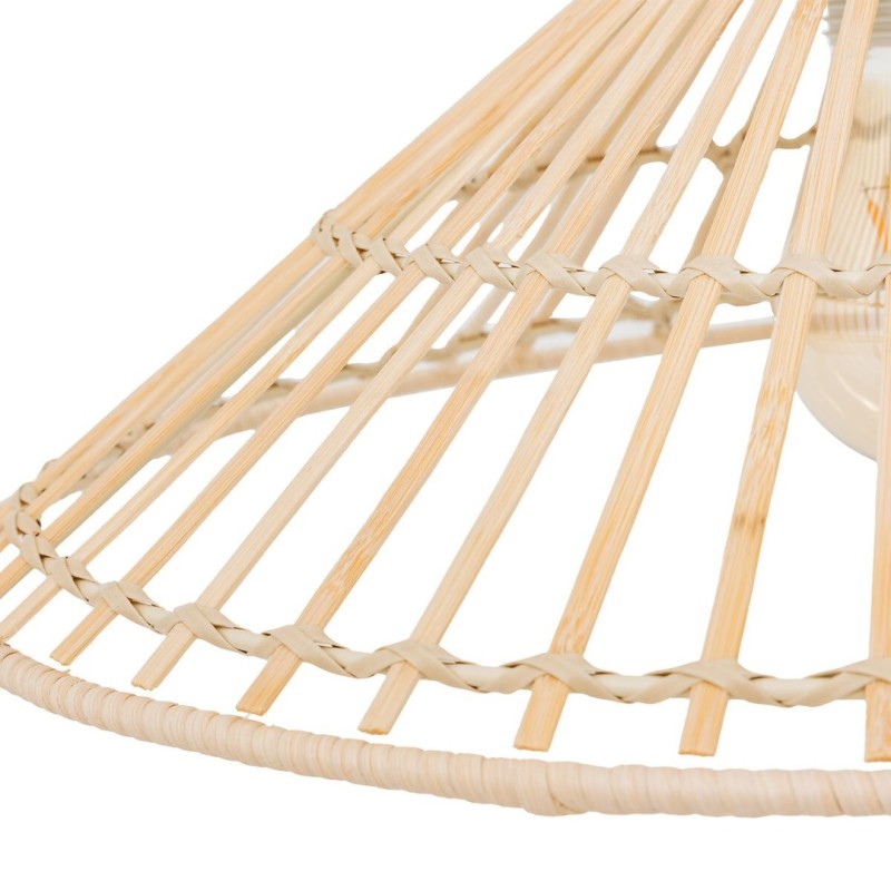 Suspensie Mahe, metal, bambus, bej, 1XE27, D.36 cm, 202632