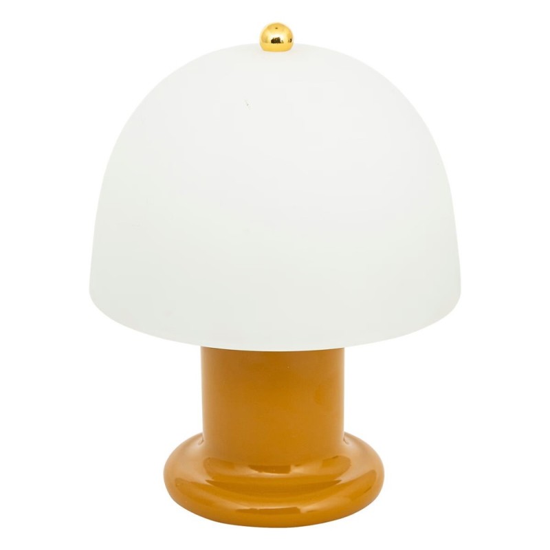 Lampa de masa Rick, metal, sticla, LED, 36 lumeni, alb cald 2700K, H.21 cm, 202641B