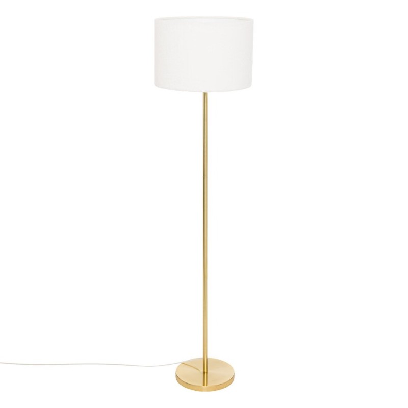 Lampadar Tina, metal, textil, auriu, 1XE27, H.150 cm, 202644