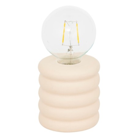 Lampa de masa Perry, ceramica, bej, LED, 20 lumeni, alb cald 2700K, H.19 cm, 202663