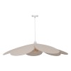 Suspensie Naya, metal, textil, bej, 1XE27, D.100 cm, 202679