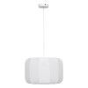 Suspensie Tobie, metal, bumbac, alb, 1XE27, D.37 cm, 202683