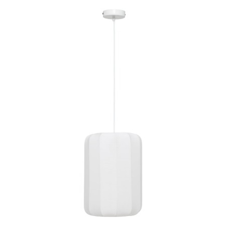 Suspensie Tobie, metal, bumbac, alb, 1XE27, D.25 cm, 202684