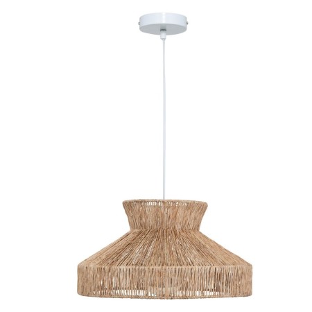 Suspensie Zelia, metal, iuta, bej, 1XE27, D.38 cm, 202685