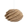Suspensie Ozan, metal, hartie, bej, 1XE27, D.54 cm, 202692