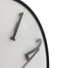 Ceas de perete Edgar, metal, sticla, alb, D.35 cm, 203533