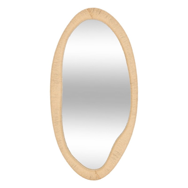 Oglinda de perete Laia, MDF, sticla, bej, H.114 cm, 203600