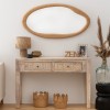 Oglinda de perete Laia, MDF, sticla, bej, H.114 cm, 203600