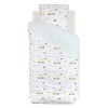 Set lenjerie de pat pentru copii Telma, bumbac, verde, 140x200 cm, 203700C