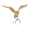 Decoratiune Eagle, metal, auriu antichizat, H.85 cm, 204011