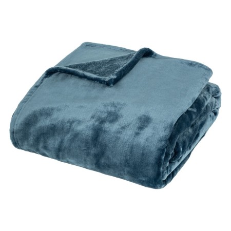 Patura Cuddly, poliester, bleu, 180x230 cm, 204414A