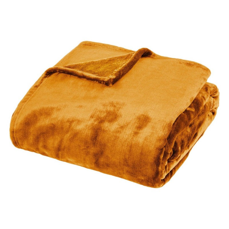 Patura Cuddly, poliester, galben mustar, 180x230 cm, 204414B