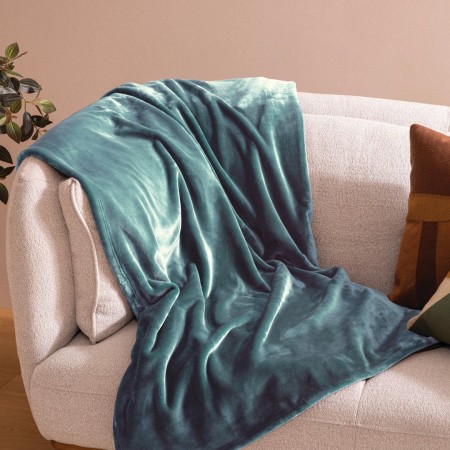 Patura Cuddly, poliester, bleu, 180x230 cm, 204414C