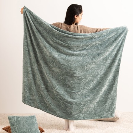 Patura Ryo, poliester, albastru deschis, 180x230 cm, 204419A
