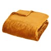Patura Cuddly, poliester, galben mustar, 130x180 cm, 204515B