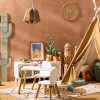 Set masa si scaune Alex, lemn de pin si MDF, alb, 205805