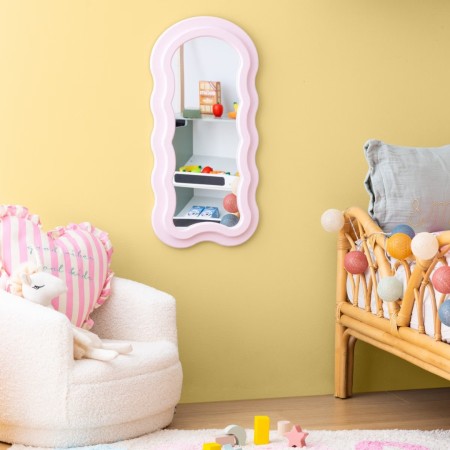 Oglinda Ayna pentru copii, MDF, roz, H.58 cm, 205864