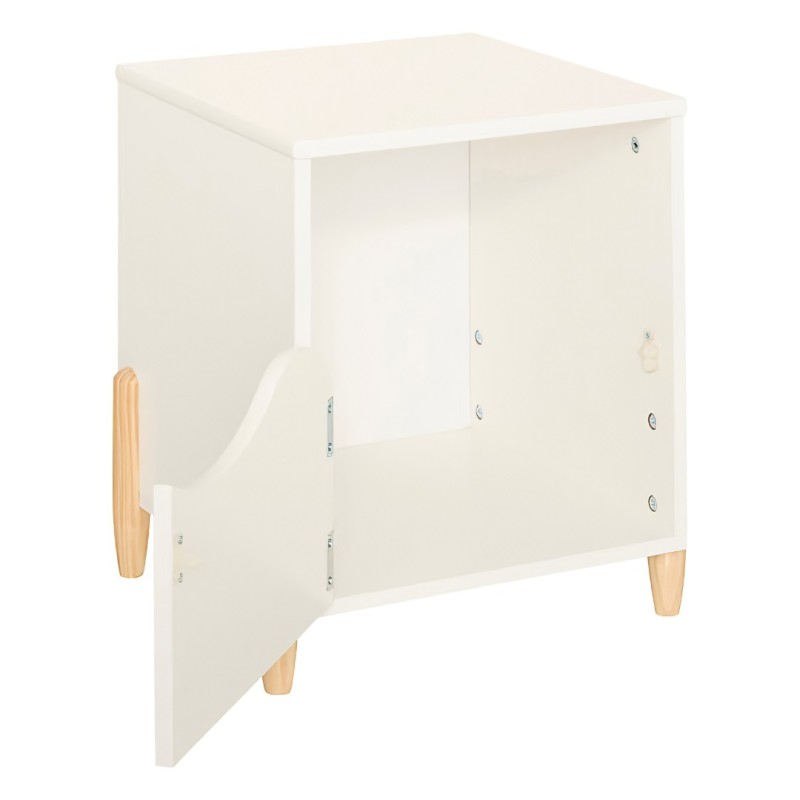 Noptiera copii Douceur, MDF, alb, H.40 cm, 205877B