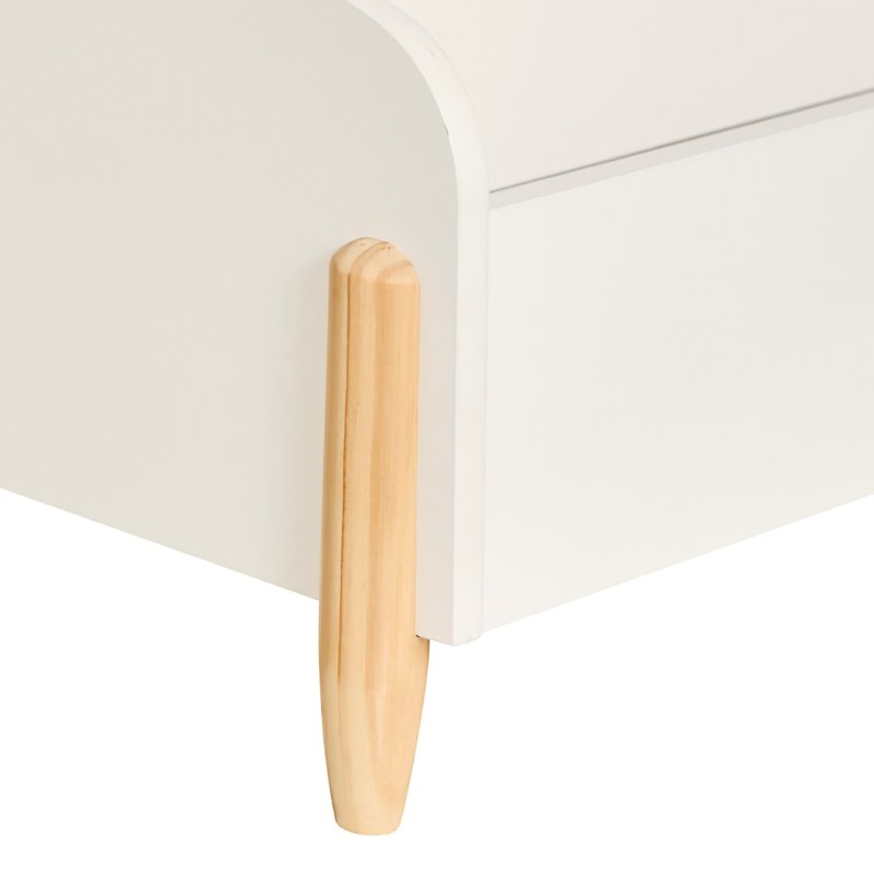 Cutie de jucarii Douceur, MDF, alb, L.61 cm, 205878B