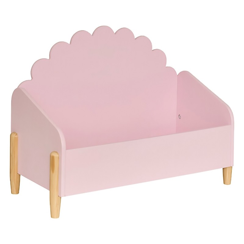 Cutie de jucarii Douceur, MDF, roz, L.61 cm, 205878C