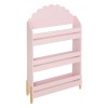 Biblioteca copii Sweet Cloud, MDF, roz, H.100 cm, 205879C