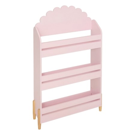 Biblioteca copii Sweet Cloud, MDF, roz, H.100 cm, 205879C