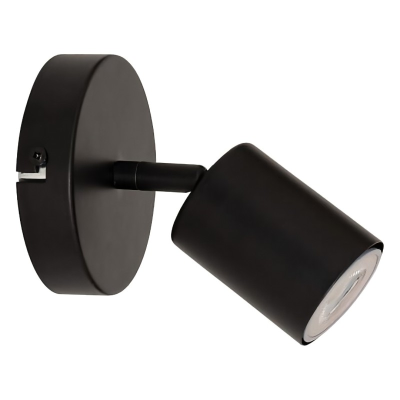 Aplica Vico, metal, negru, 1XGU10, H.15 cm, 205930A